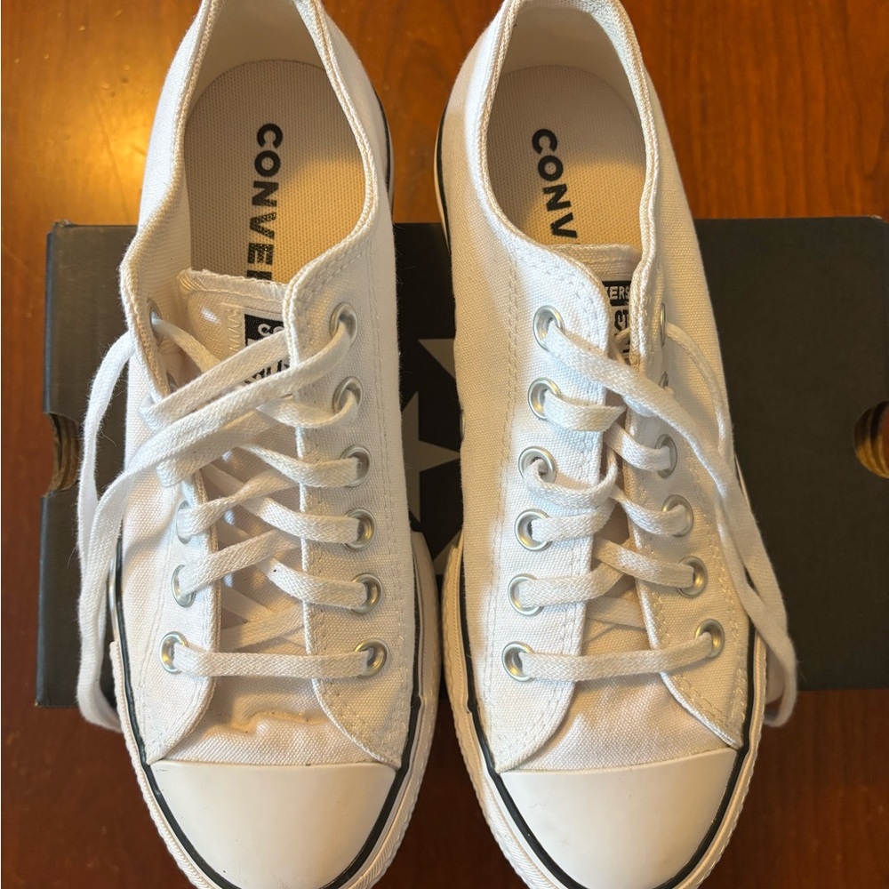 Womens wide lift converse sneakers